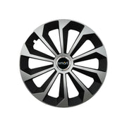 Set 4 Capace Roti 15 inchi (R15) Fame Gri-Negru, Compatibile Cu Smart