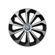 Set 4 Capace Roti 15 inchi (R15) Fame Gri-Negru, Compatibile Cu Volkswagen