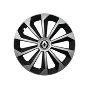 Set 4 Capace Roti 16 inchi (R16) Fame Gri-Negru, Compatibile Cu Renault