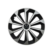 Set 4 Capace Roti 16 inchi (R16) Fame Gri-Negru, Compatibile Cu SsangYong