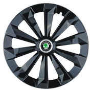 4 db-os 15 colos (R15) Fame fekete kerékszett, Skoda kompatibilis