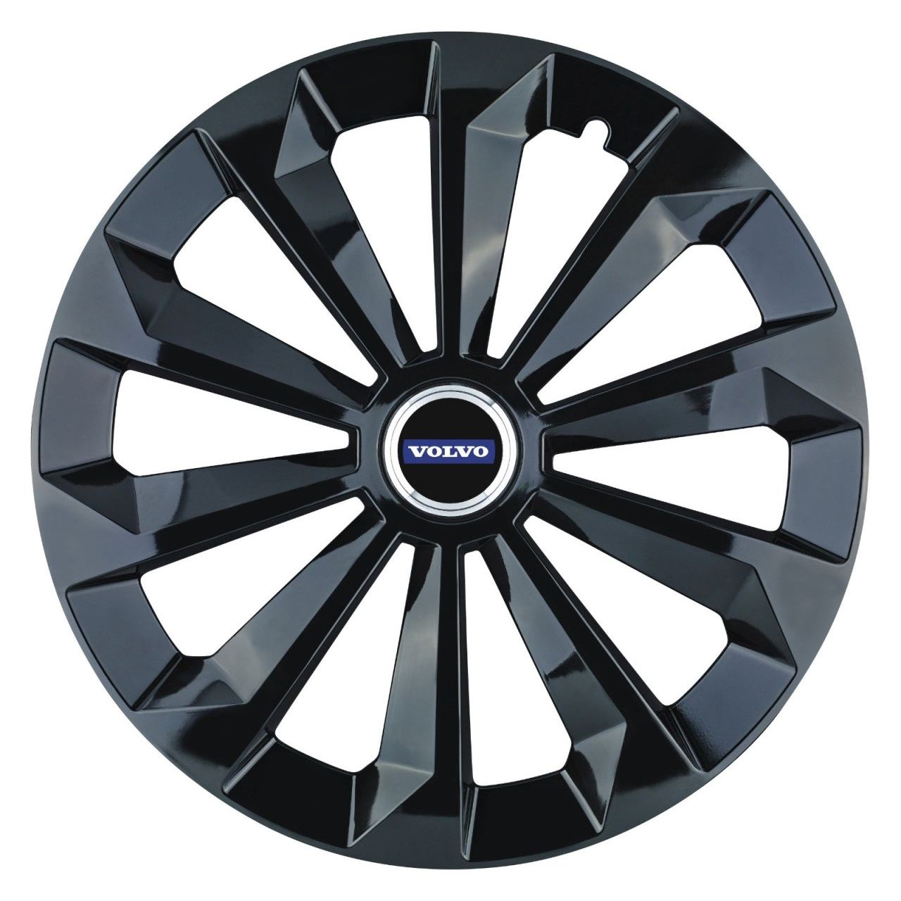 Set 4 Capace Roti 15 inchi (R15) Fame Negru, Compatibile Cu Volvo