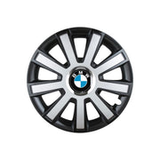 Set 4 capace roti Flash Gri-Negru R14 pentru gama auto BMW