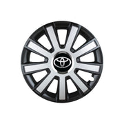 4 darabos szürke-fekete R14-es dísztárcsa Toyota személygépkocsikhoz