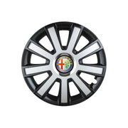 4 darabos szürke-fekete R15-ös dísztárcsa Alfa Romeo autókhoz