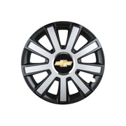Set 4 capace roti Flash Gri-Negru R15 pentru gama auto Chevrolet