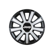 Set 4 capace roti Flash Gri-Negru R15 pentru gama auto Jeep