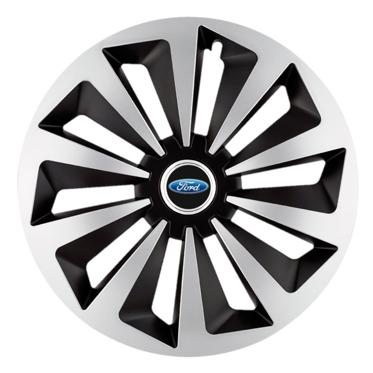 Set 4 capace roti Fox Gri-Negru R16 Compatibil Cu Ford