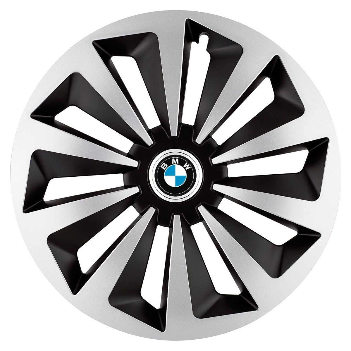 4 darabos Fox szürke-fekete R17 dísztárcsa készlet BMW személygépkocsikhoz
