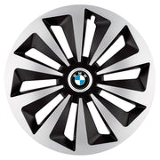 4 darabos Fox szürke-fekete R17 dísztárcsa készlet BMW személygépkocsikhoz