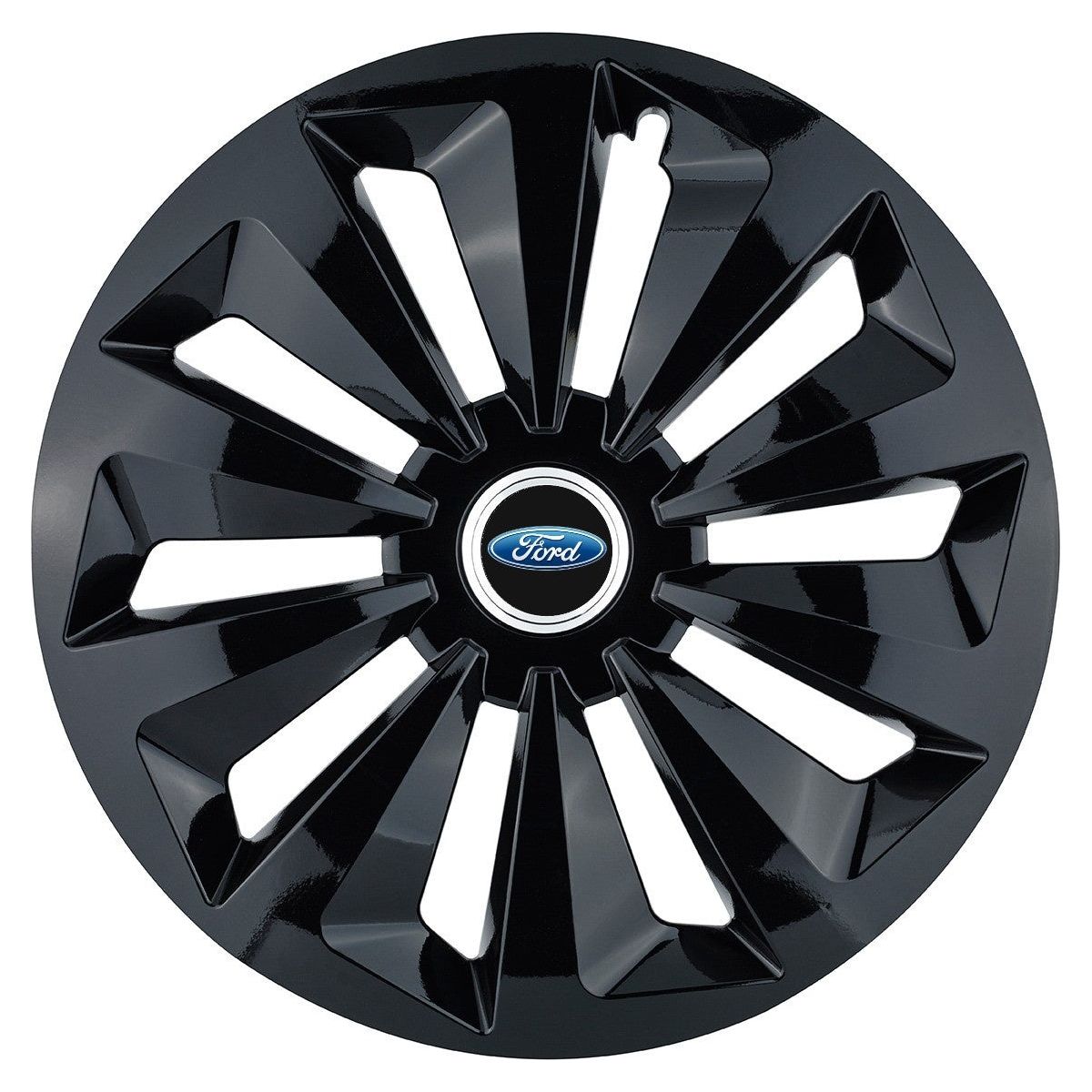 Set 4 capace roti Fox negru R15 Compatibil Cu Ford