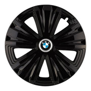 4 db-os Glory fekete R14 dísztárcsa szett, BMW-vel kompatibilis