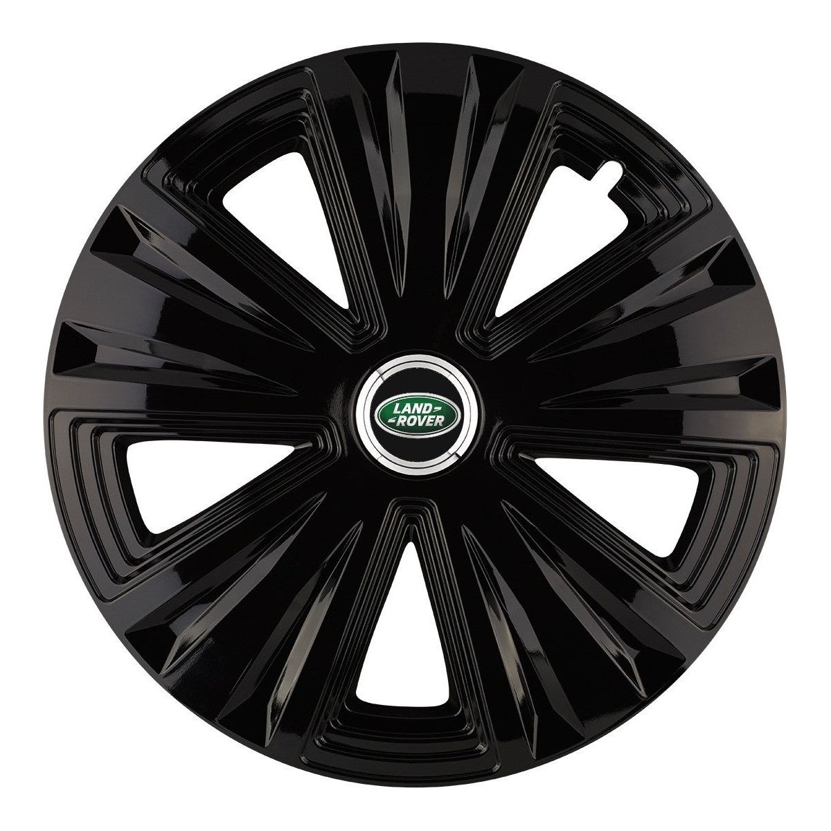 Set 4 capace roti Glory negru R14 Compatibil Cu Land Rover