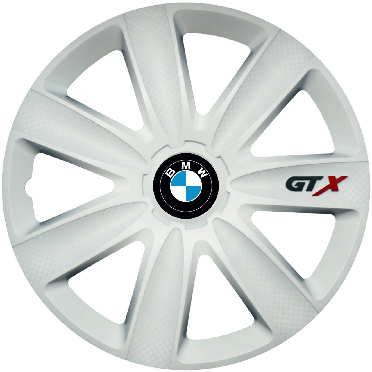 Set 4 Capace Roti GTX Alb R15, Compatibil Cu BMW
