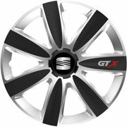 4 db-os GTX karbon kerékszett szürke-fekete R14, üléshez