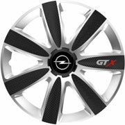 4 db-os GTX Karbon Kerékagy Szett Szürke-Fekete R16, Opelhez