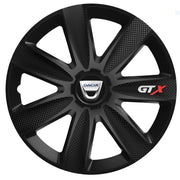 4 db-os GTX karbon fekete kerékszett R14 Daciahoz