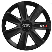 4 db-os Gtx karbon fekete kerékszett R16-hoz, Audihoz