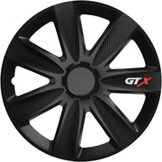 4 db-os Gtx karbon fekete kerékborítás készlet R16