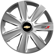 4 db-os GTX szürke kerékszett R16-os Chevrolet-hez