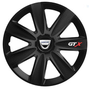 4 db-os GTX karbon fekete kerékszett R17, Dacia-hoz