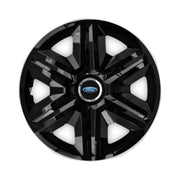 Set 4 capace roti Hubcaps fast black R14 Compatibil Cu Ford