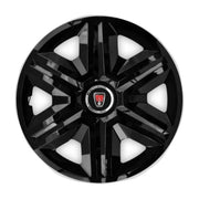 Set 4 capace roti hubcaps fast black R16 Compatibil Cu Range Rover