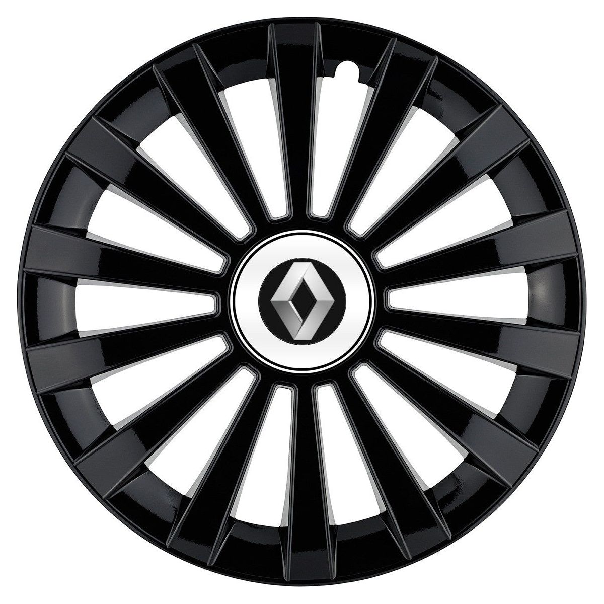 Set 4 capace roti Meridian negru R14 Compatibil Cu Renault