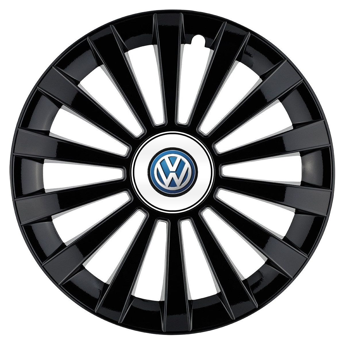 4 darabos Meridian fekete kerékszett R14 Volkswagen-kompatibilis