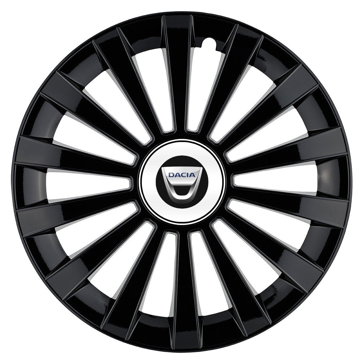 Set 4 capace roti Meridian negru R15 Compatibil Cu Dacia