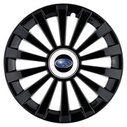 Set 4 capace roti Meridian negru R15 Compatibil Cu Subaru