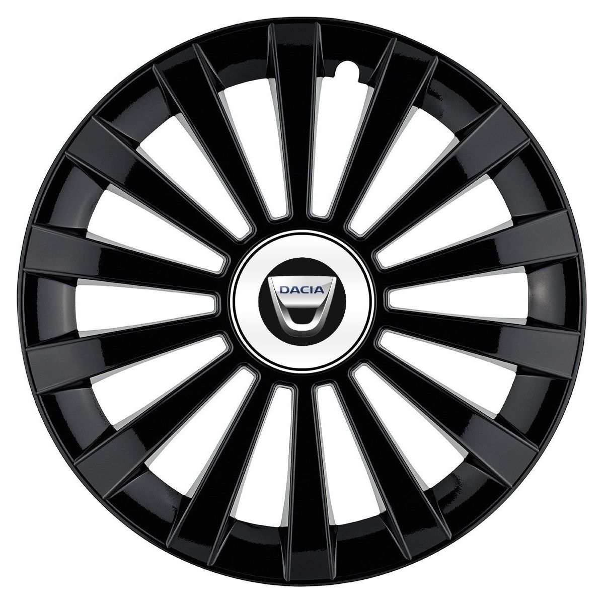 Set 4 capace roti Meridian negru R16 Compatibil Cu Dacia