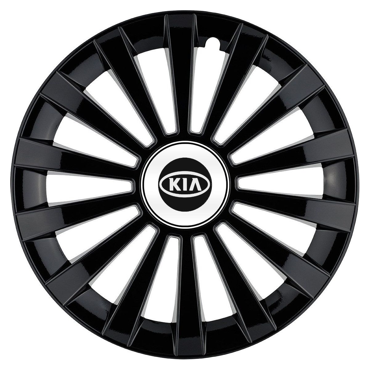 Set 4 capace roti Meridian negru R16 Compatibil Cu Kia