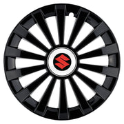 Set 4 capace roti Meridian negru R16 Compatibil Cu Suzuki