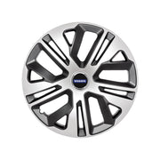Set 4 Capace Roti, model 14 Inchi (R14)  Raven Gri-Negru, Compatibile Cu Volvo