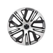 Set 4 Capace Roti, model 15 Inchi (R15)  Raven Gri-Negru, Compatibile Cu SsangYong