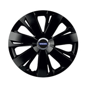 Set 4 capace roti Negre Cu Inel Cromat Energy R15 Compatibil Cu Volvo