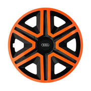 Set 4 capace roti Orange R14 Compatibil Cu Audi