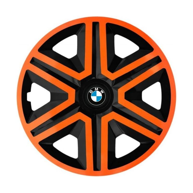 Set 4 capace roti Orange R14 Compatibil Cu BMW