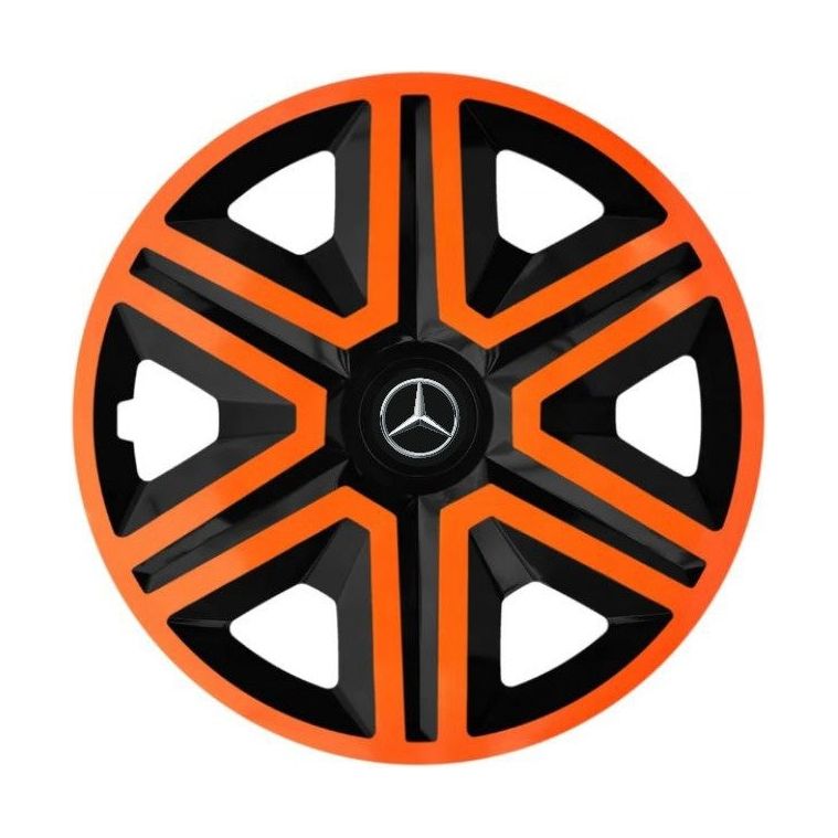 Set 4 capace roti Orange R15 Compatibil Cu Mercedes-Benz