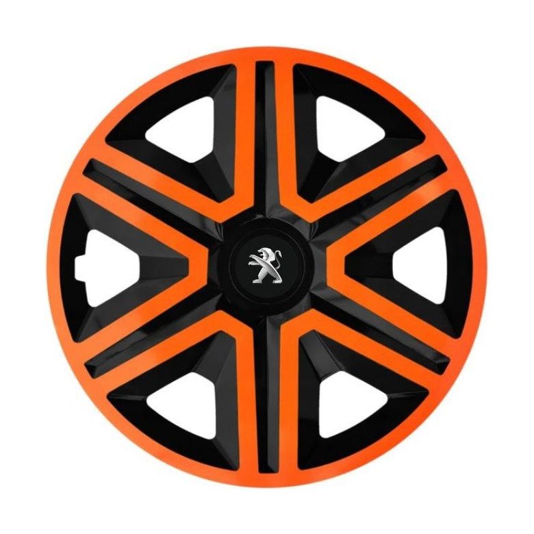 Set 4 capace roti Orange R15 Compatibil Cu Peugeot
