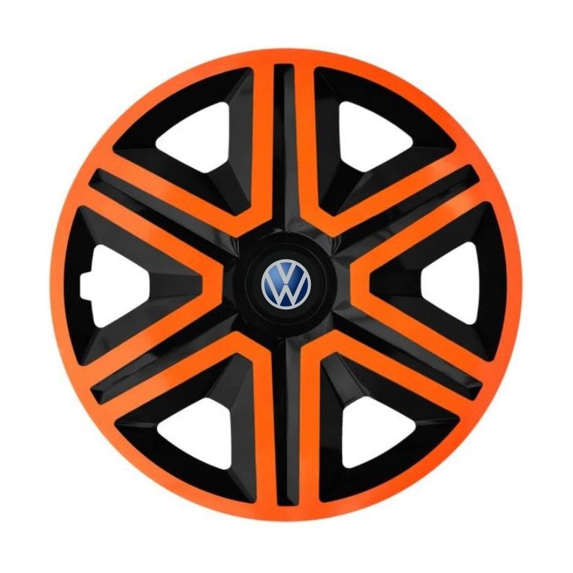 Set 4 capace roti Orange R16 Compatibil Cu VW