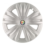 Set 4 Capace Roti, potrivite jantelor de R14, pentru Alfa Romeo, model glory Gri