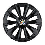 Set 4 Capace Roti, potrivite jantelor de R14, pentru Alfa Romeo, model delta negru