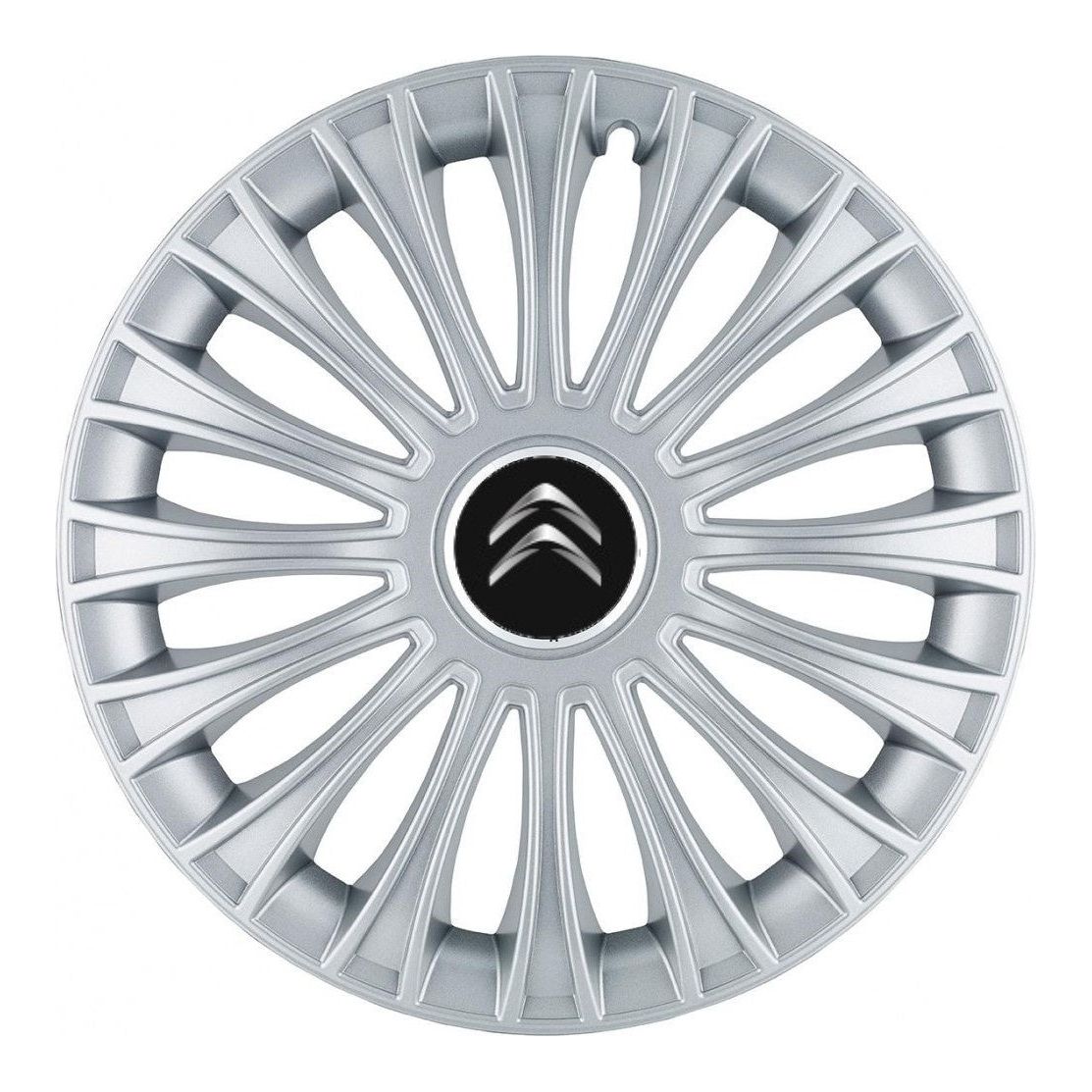 Set 4 Capace Roti, potrivite jantelor de R14, pentru Citroen, model dino cromat