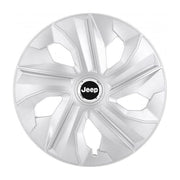Set 4 Capace Roti, potrivite jantelor de R14, pentru Jeep, model luna cromat