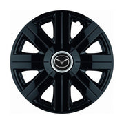 Set 4 Capace Roti, potrivite jantelor de R14, pentru Mazda, model Cosmos Negru