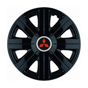 Set 4 Capace Roti, potrivite jantelor de R14, pentru Mitsubishi, model Cosmos Negru