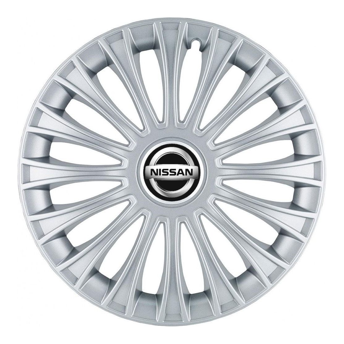 Set 4 Capace Roti, potrivite jantelor de R14, pentru Nissan, model dino cromat