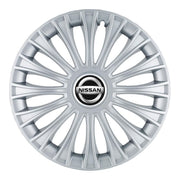 Set 4 Capace Roti, potrivite jantelor de R14, pentru Nissan, model dino cromat